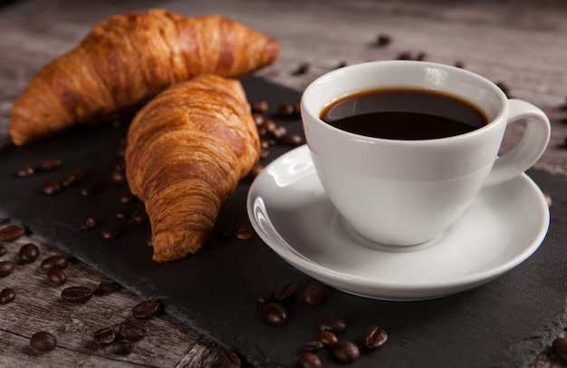 Espresso with Croissants