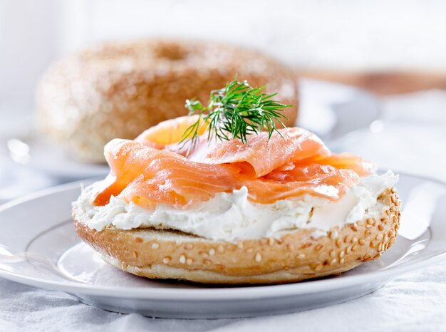 Smoked Salmon Bagel